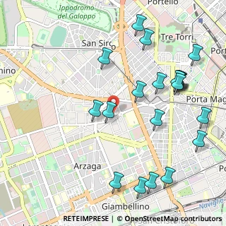 Mappa Via Jacopo Palma, 20146 Milano MI, Italia (1.2265)