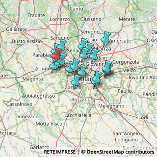 Mappa Via Jacopo Palma, 20146 Milano MI, Italia (9.433)