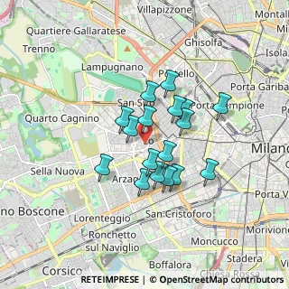 Mappa Via Jacopo Palma, 20146 Milano MI, Italia (1.27)