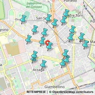 Mappa Via Jacopo Palma, 20143 Milano MI, Italia (1.0185)