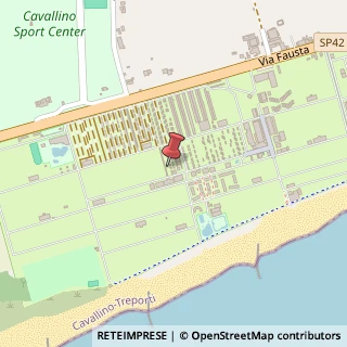 Mappa Via Fausta, 258, 30013 Cavallino-Treporti, Venezia (Veneto)