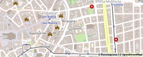 Mappa Milan
