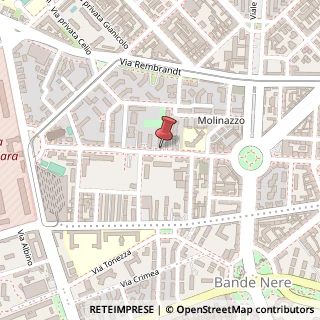 Mappa Via Tommaso Gulli, 36, 20147 Milano, Milano (Lombardia)