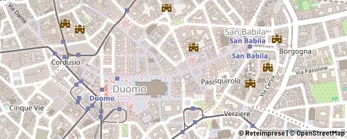 Mappa Milano