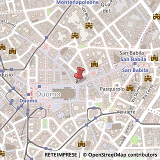Mappa Piazza del Duomo, 3, 20121 Milano, Milano (Lombardia)