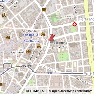 Mappa Via Uberto Visconti di Modrone, 18, 20122 Milano, Milano (Lombardia)