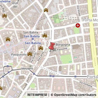 Mappa Via Uberto Visconti di Modrone, 12, 20122 Milano, Milano (Lombardia)