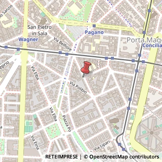 Mappa Via Paolo Giovio,  6, 20144 Milano, Milano (Lombardia)