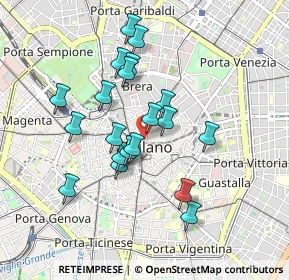 Mappa Piazza del Duomo, 20121 Milano MI, Italia (0.7825)