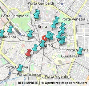 Mappa Piazza del Duomo, 20121 Milano MI, Italia (0.8975)