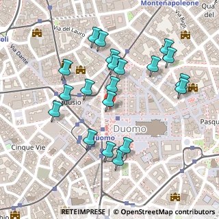 Mappa Piazza del Duomo, 20121 Milano MI, Italia (0.238)