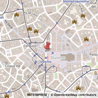 Mappa Piazza del Duomo,  17, 20121 Milano, Milano (Lombardia)
