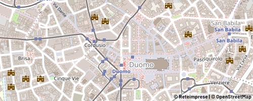 Mappa Milano