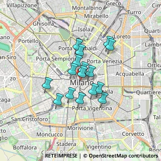 Mappa Via Giuseppe Mengoni, 20121 Milano MI, Italia (1.21813)