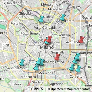 Mappa Via Giuseppe Mengoni, 20121 Milano MI, Italia (2.44867)