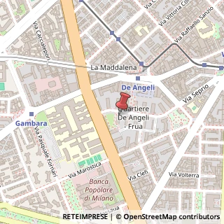 Mappa Via Giuseppe Frua, 19, 20146 Milano, Milano (Lombardia)