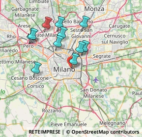 Mappa Via Abramo Lincoln, 20129 Milano MI, Italia (6.72091)