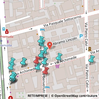 Mappa Via Abramo Lincoln, 20129 Milano MI, Italia (0.07143)