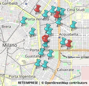 Mappa Via Abramo Lincoln, 20129 Milano MI, Italia (0.8945)