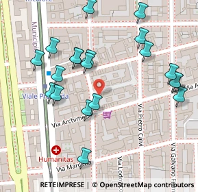 Mappa Via Abramo Lincoln, 20129 Milano MI, Italia (0.134)