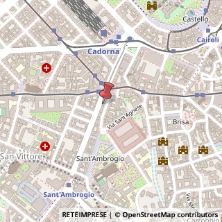 Mappa Via Giosuè Carducci, 15, 20123 Milano, Milano (Lombardia)