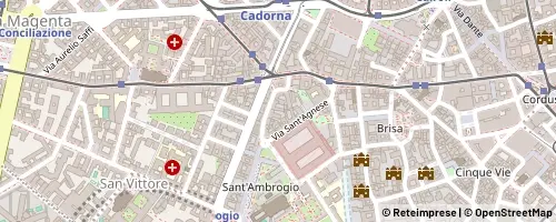 Mappa Milano