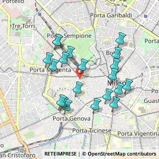 Mappa Via Terraggio, 20123 Milano MI, Italia (0.92)