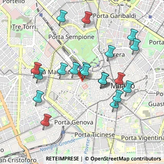 Mappa Via Terraggio, 20123 Milano MI, Italia (0.962)