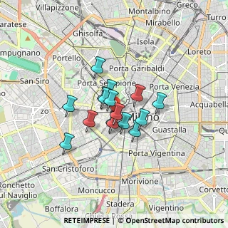 Mappa Via Terraggio, 20123 Milano MI, Italia (1.02938)