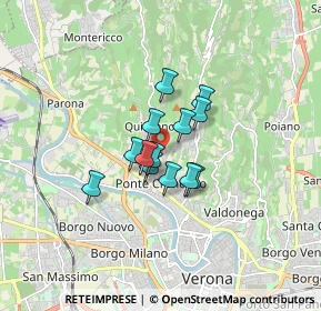 Mappa Via Villa, 37125 Verona VR, Italia (0.99385)