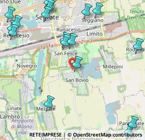 Mappa Via S. Bovio, 20068 Peschiera Borromeo MI, Italia (2.96056)