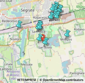 Mappa Via S. Bovio, 20068 Peschiera Borromeo MI, Italia (1.992)