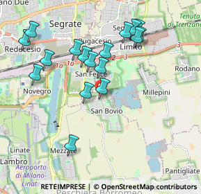 Mappa Via S. Bovio, 20068 Peschiera Borromeo MI, Italia (1.96118)