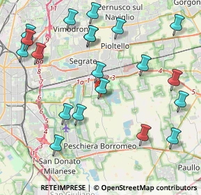 Mappa Via S. Bovio, 20068 Peschiera Borromeo MI, Italia (4.8945)