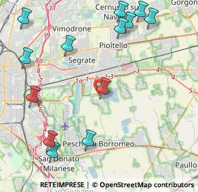 Mappa Via S. Bovio, 20068 Peschiera Borromeo MI, Italia (5.37077)