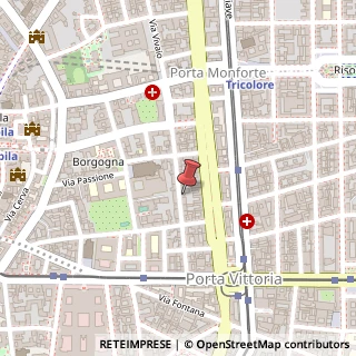 Mappa Via Gaetano Donizetti, 20, 20122 Milano, Milano (Lombardia)