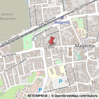 Mappa Via Roma, 126, 20013 Magenta, Milano (Lombardia)