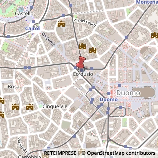 Mappa Via Santa Maria Segreta, 7, 20123 Milano, Milano (Lombardia)