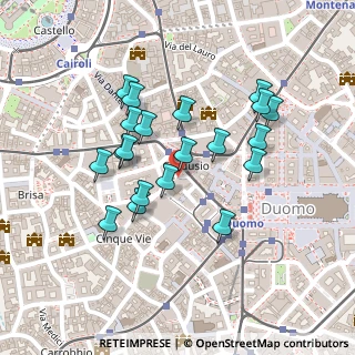 Mappa Via Cordusio, 20123 Milano MI, Italia (0.202)