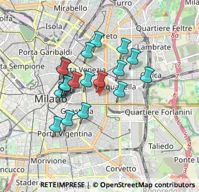 Mappa Via Archimede, 20129 Milano MI, Italia (1.39842)