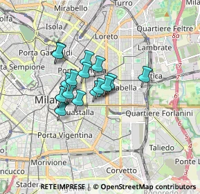 Mappa Via Archimede, 20129 Milano MI, Italia (1.17588)