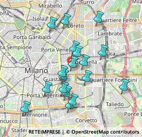 Mappa Via Archimede, 20129 Milano MI, Italia (1.71778)