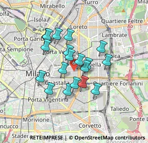 Mappa Via Archimede, 20129 Milano MI, Italia (1.32526)