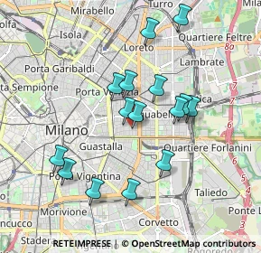 Mappa Via Archimede, 20129 Milano MI, Italia (1.67667)