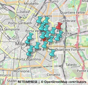Mappa Via Archimede, 20129 Milano MI, Italia (1.12105)