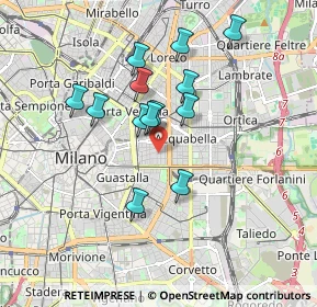 Mappa Via Archimede, 20129 Milano MI, Italia (1.51308)