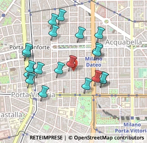 Mappa Via Archimede, 20129 Milano MI, Italia (0.468)