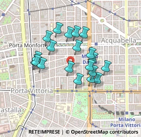 Mappa Via Archimede, 20129 Milano MI, Italia (0.3635)