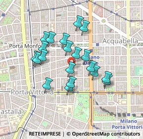Mappa Via Archimede, 20129 Milano MI, Italia (0.372)