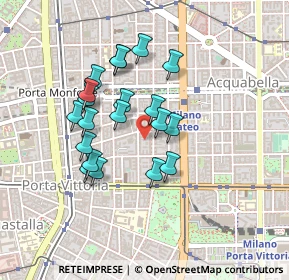 Mappa Via Archimede, 20129 Milano MI, Italia (0.3735)